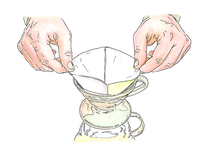V60透過ドリッパーの淹れ方2
