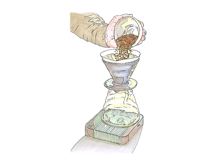 V60透過ドリッパーの淹れ方6